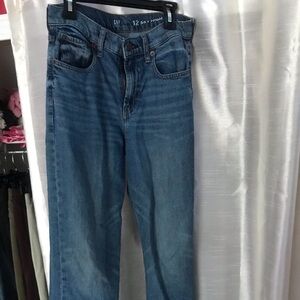 Gap sky high loose dark wash jeans